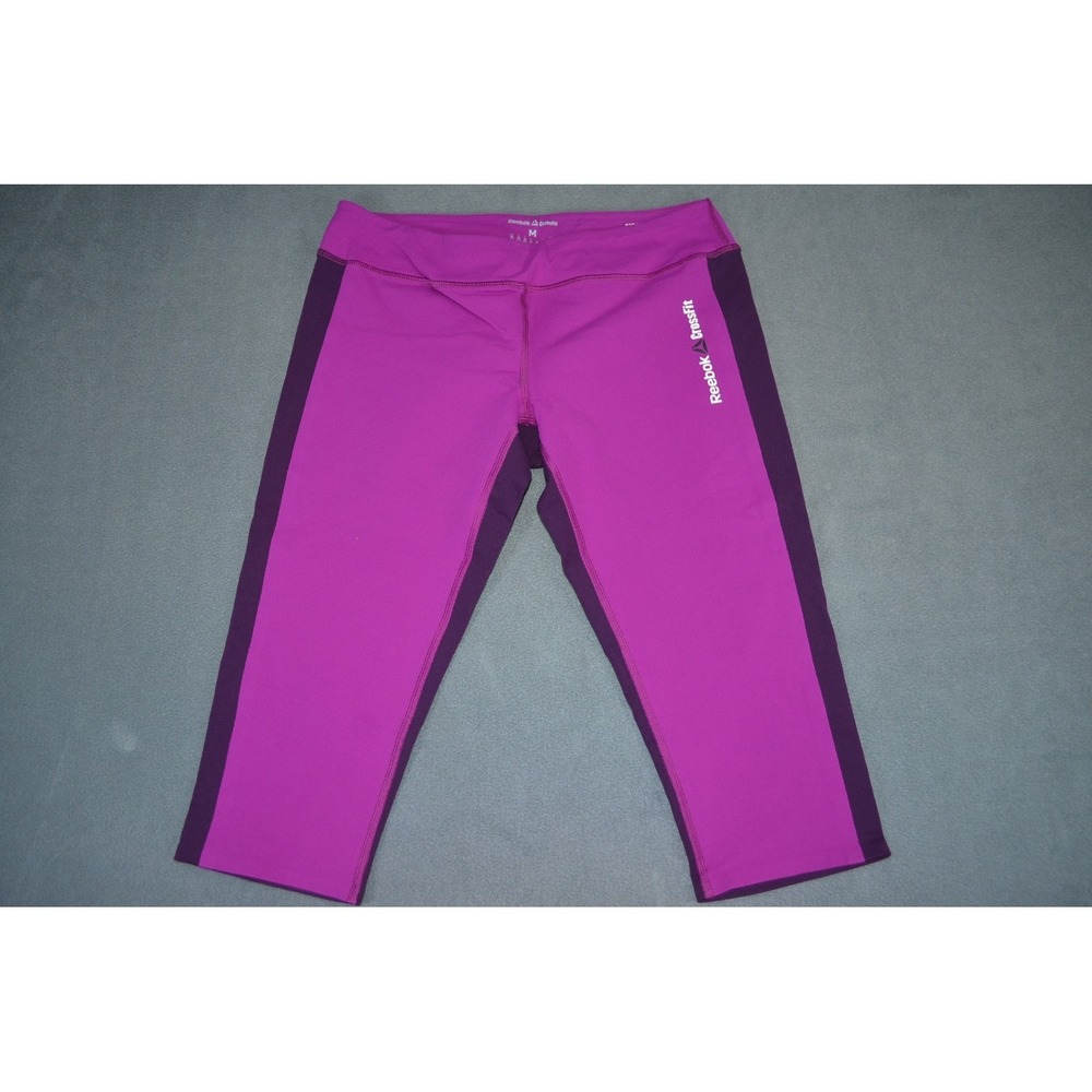 Reebok Crossfit Cropped Athletic Yoga Running Workout Pants Women's Medium M